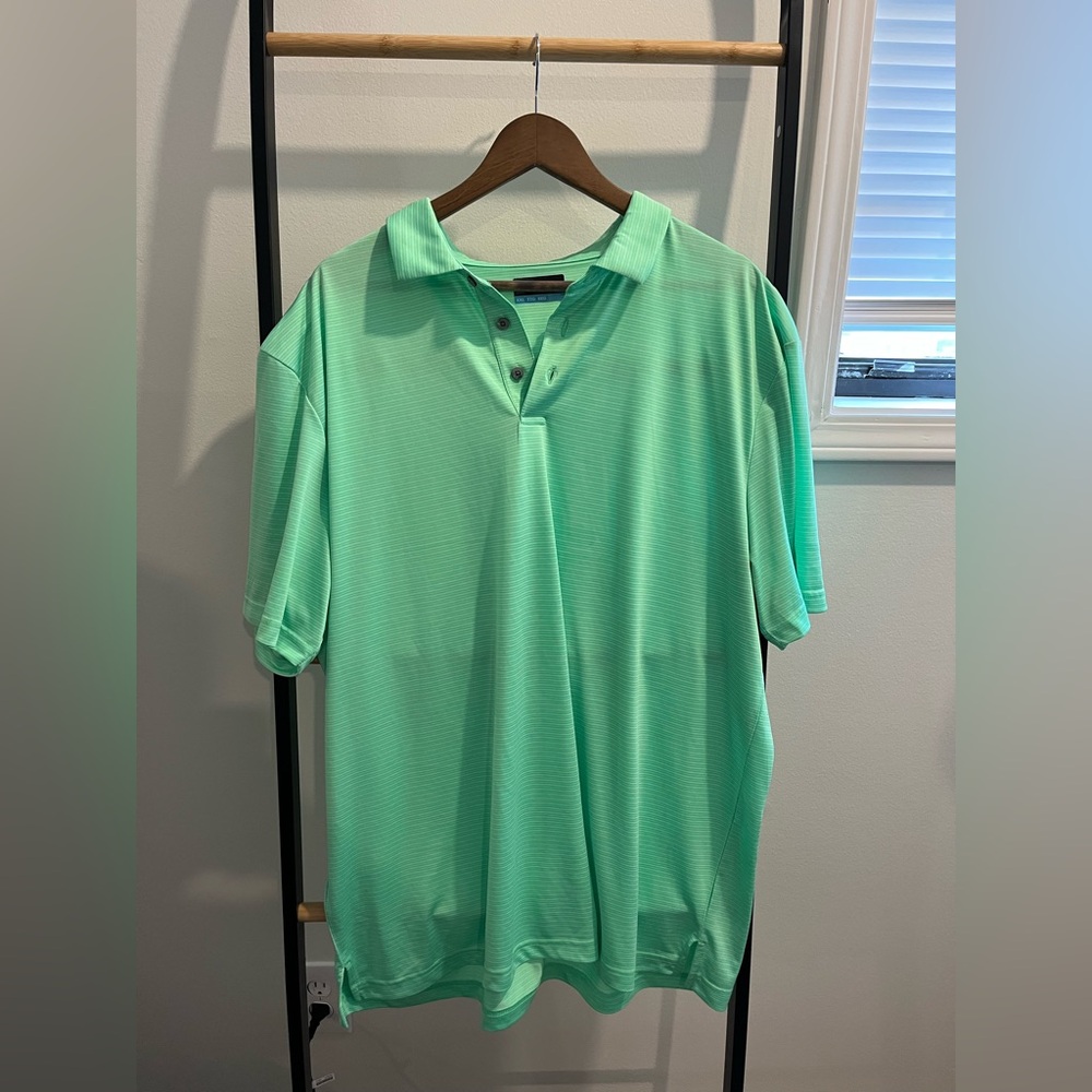 PGA golf tour polo shirt green xxl